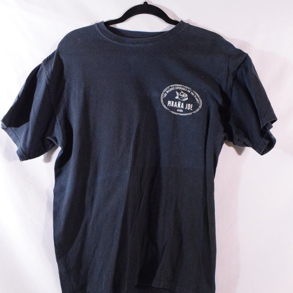 Pirana Joe Men’s Cotton Crew Neck Graphic Tee Shirt- Size M